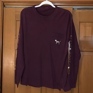 Victoria’s Secret PINK long-sleeved sequin t-shirt